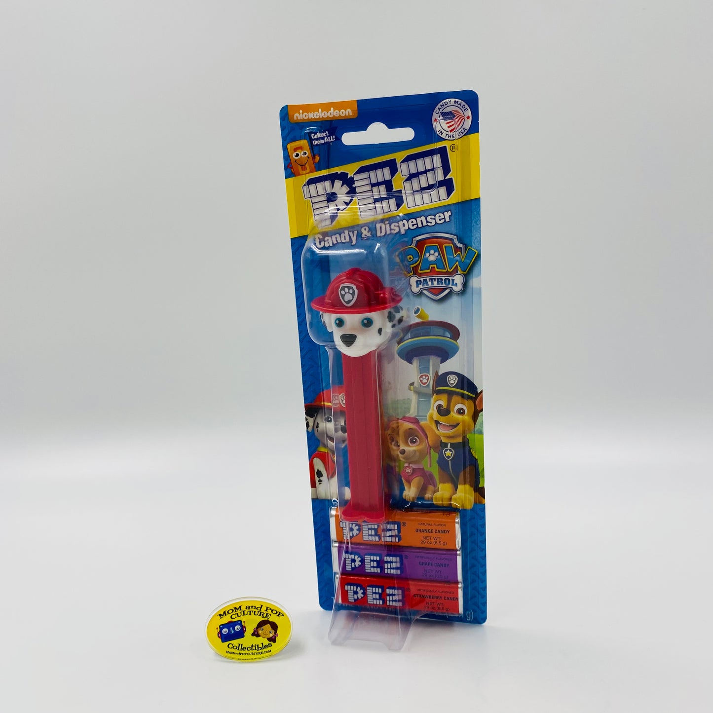 Paw Patrol Marshall PEZ dispenser (2017) carded 7.5 China