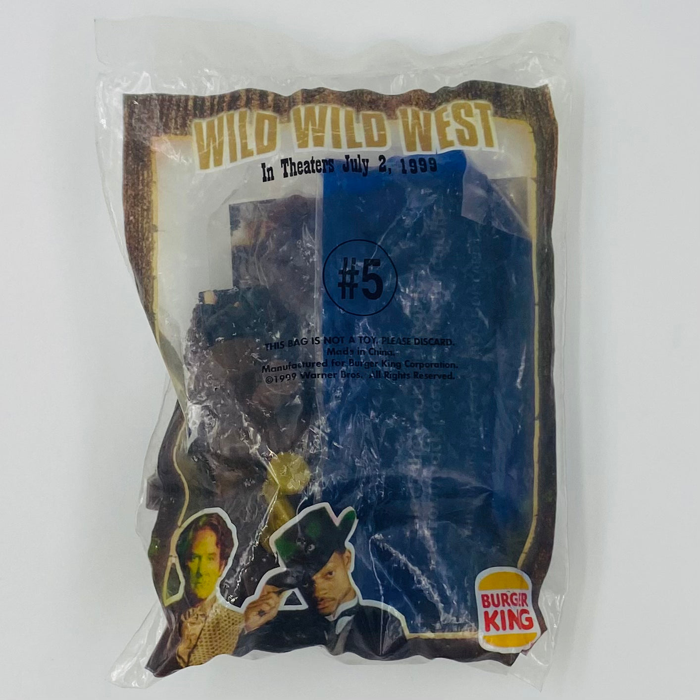 Wild Wild West Giant Tarantula Burger King Kids' Meals toy (1999) bagged