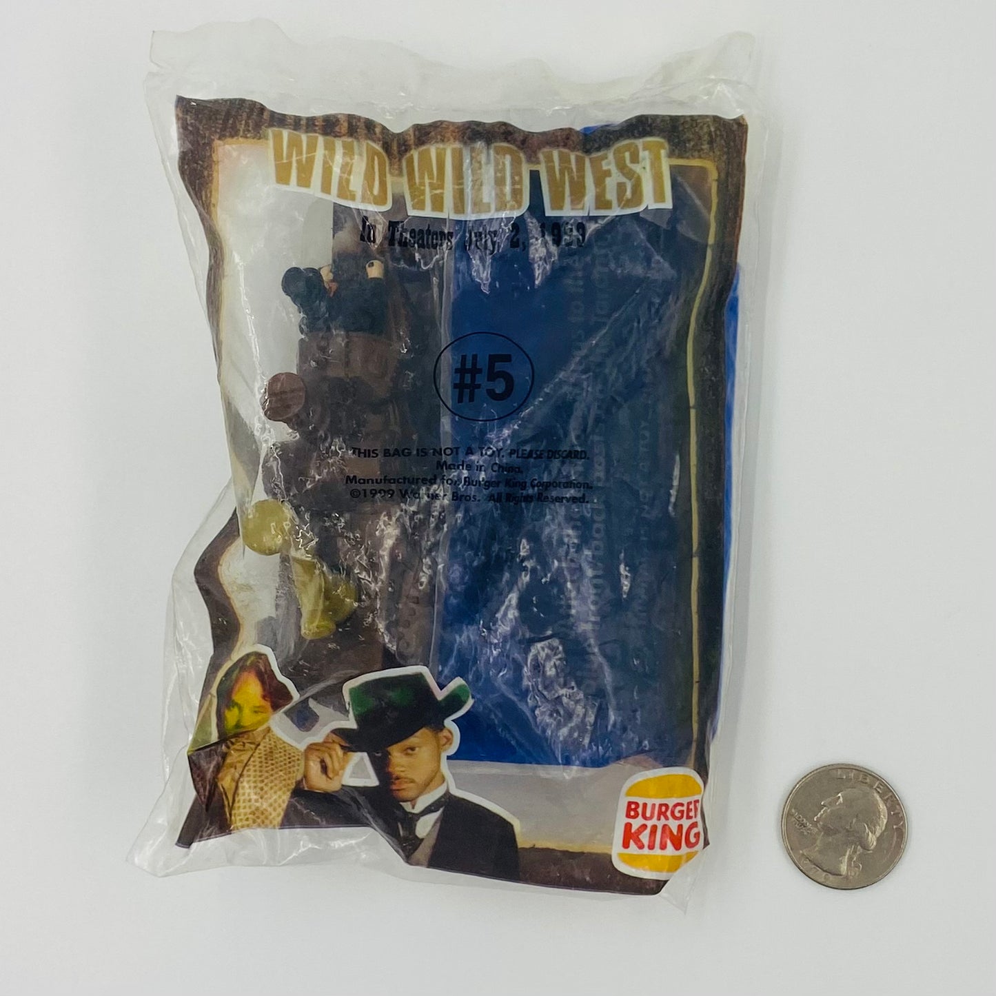 Wild Wild West Giant Tarantula Burger King Kids' Meals toy (1999) bagged