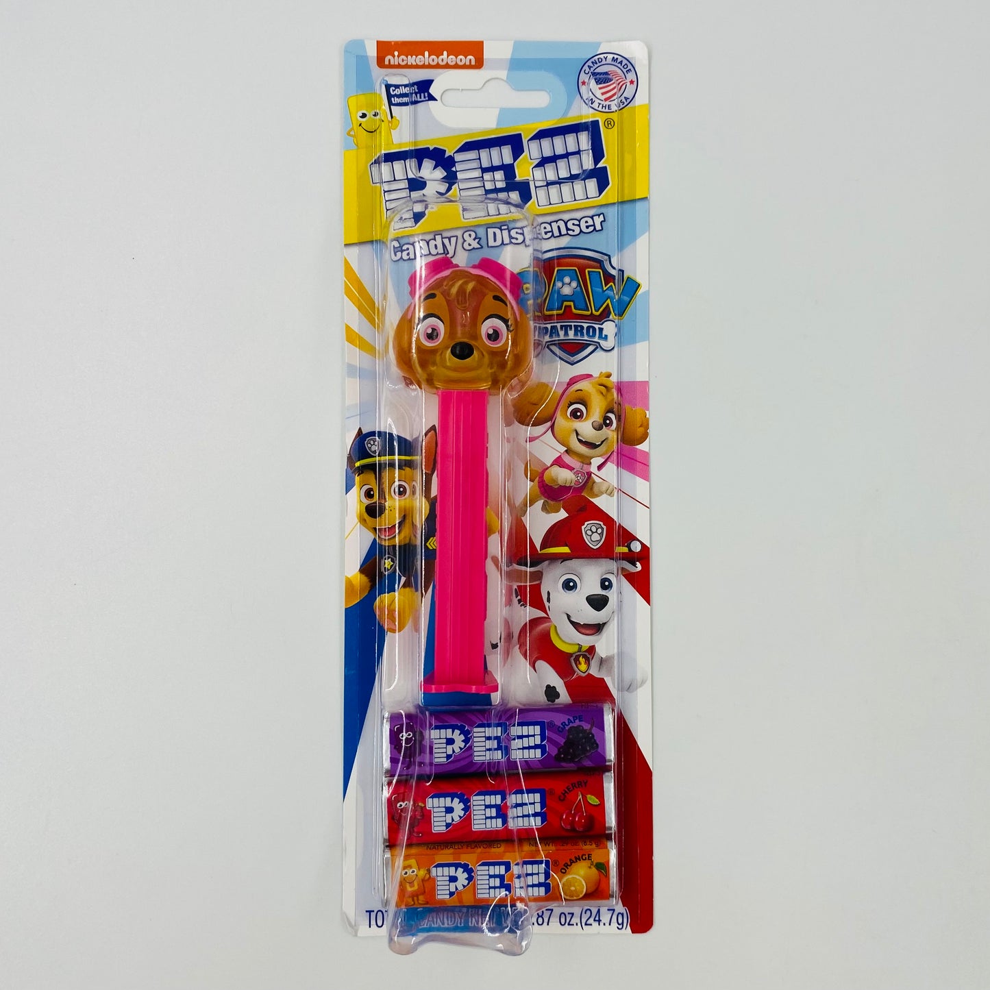 Paw Patrol Crystal Skye PEZ dispenser (2021) carded 7.5 China