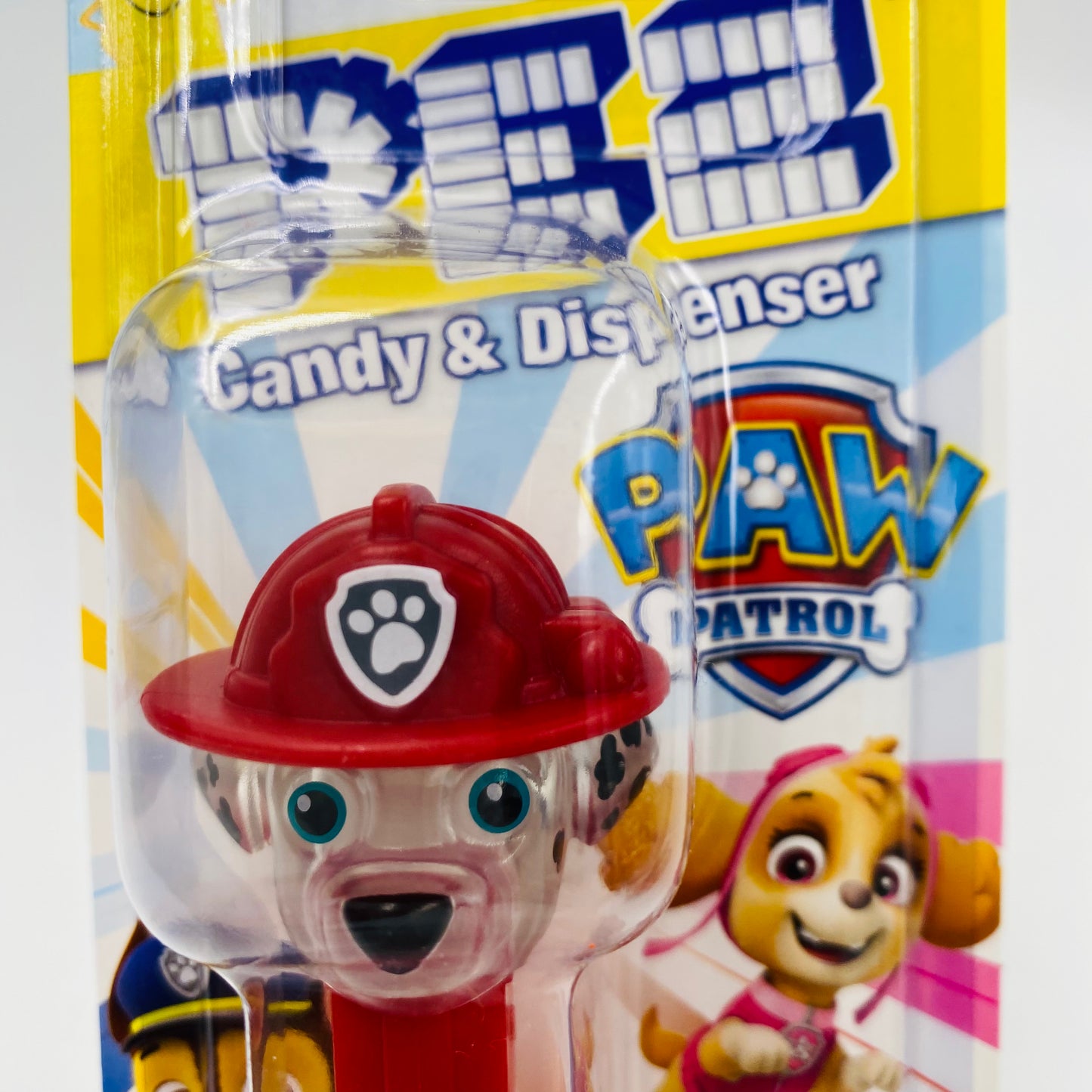 Paw Patrol Crystal Marshall PEZ dispenser (2021) carded 7.5 China