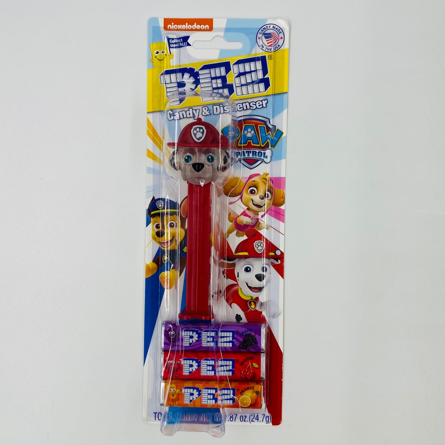 Paw Patrol Crystal Marshall PEZ dispenser (2021) carded 7.5 China