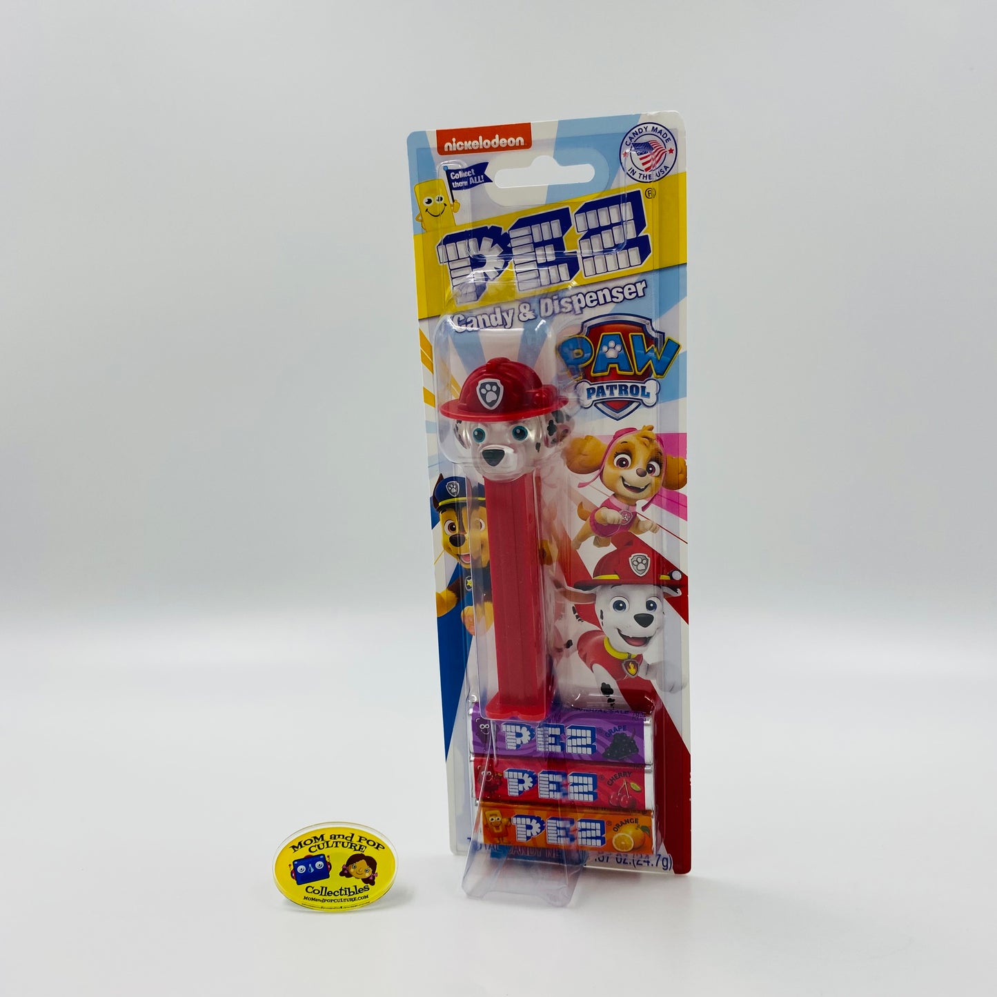 Paw Patrol Crystal Marshall PEZ dispenser (2021) carded 7.5 China