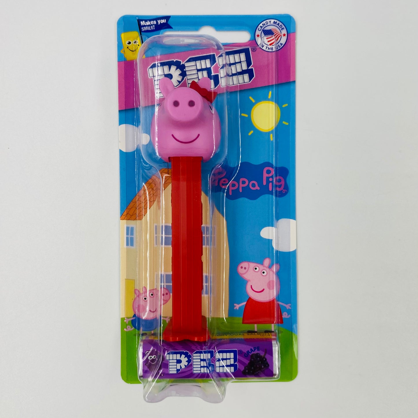 Peppa Pig PEZ dispenser (2020) carded 7.5 Hungary