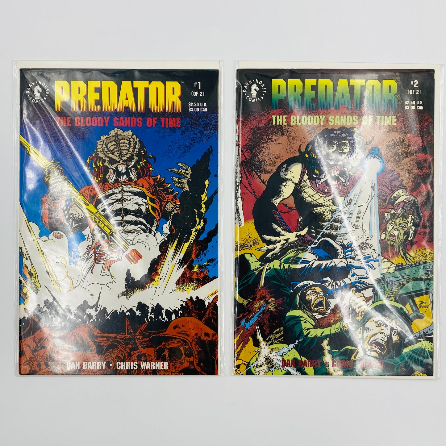 Predator The Bloody Sands of Time #1-2 (1992) Dark Horse