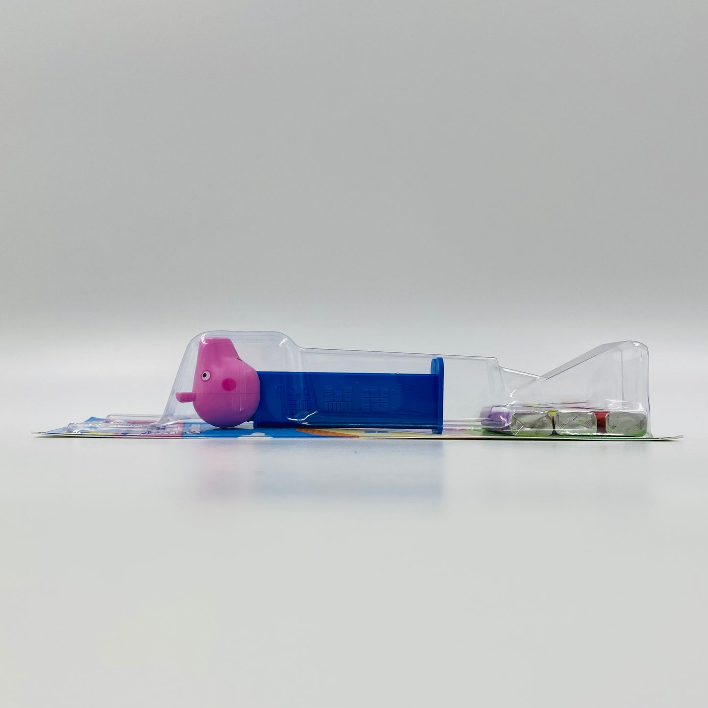 Peppa Pig George Pig dino stem PEZ dispenser (2023) carded 7.5 Hungary