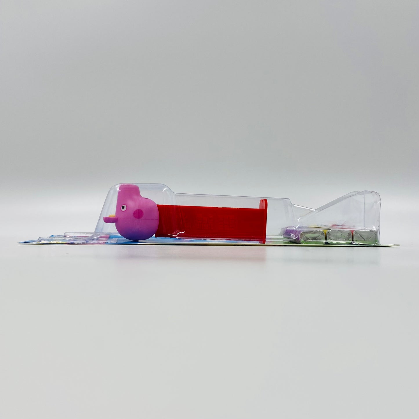 Peppa Pig teddy bear stem PEZ dispenser (2023) carded 7.5 Hungary