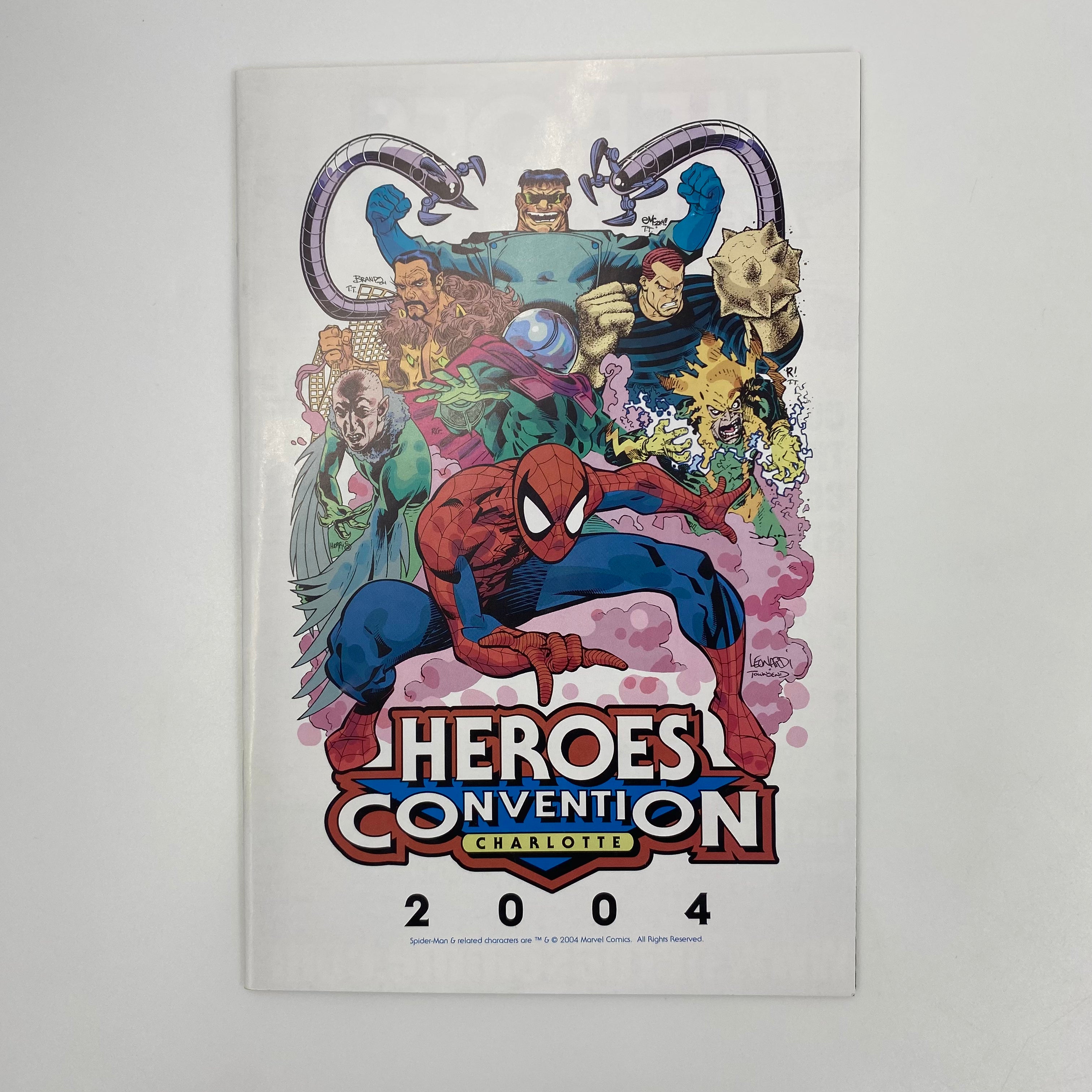 Hero Convention Charlotte program (2004) – Mom and Pop Culture Collectibles