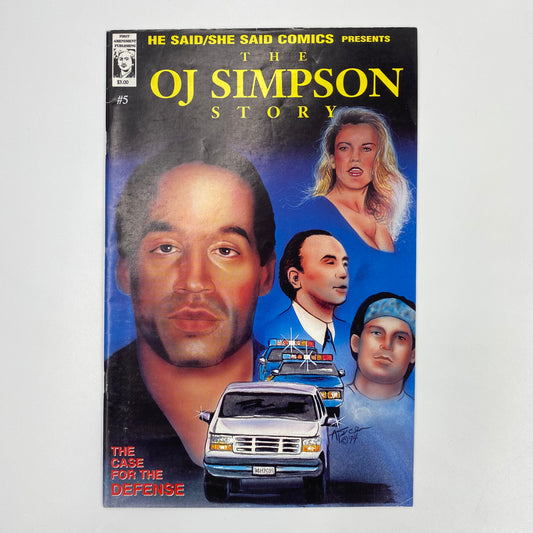 He Said/She Said Comics Presents #5 The OJ Simpson/Nicole Simpson Story (1994) 1st Amendment (VG)