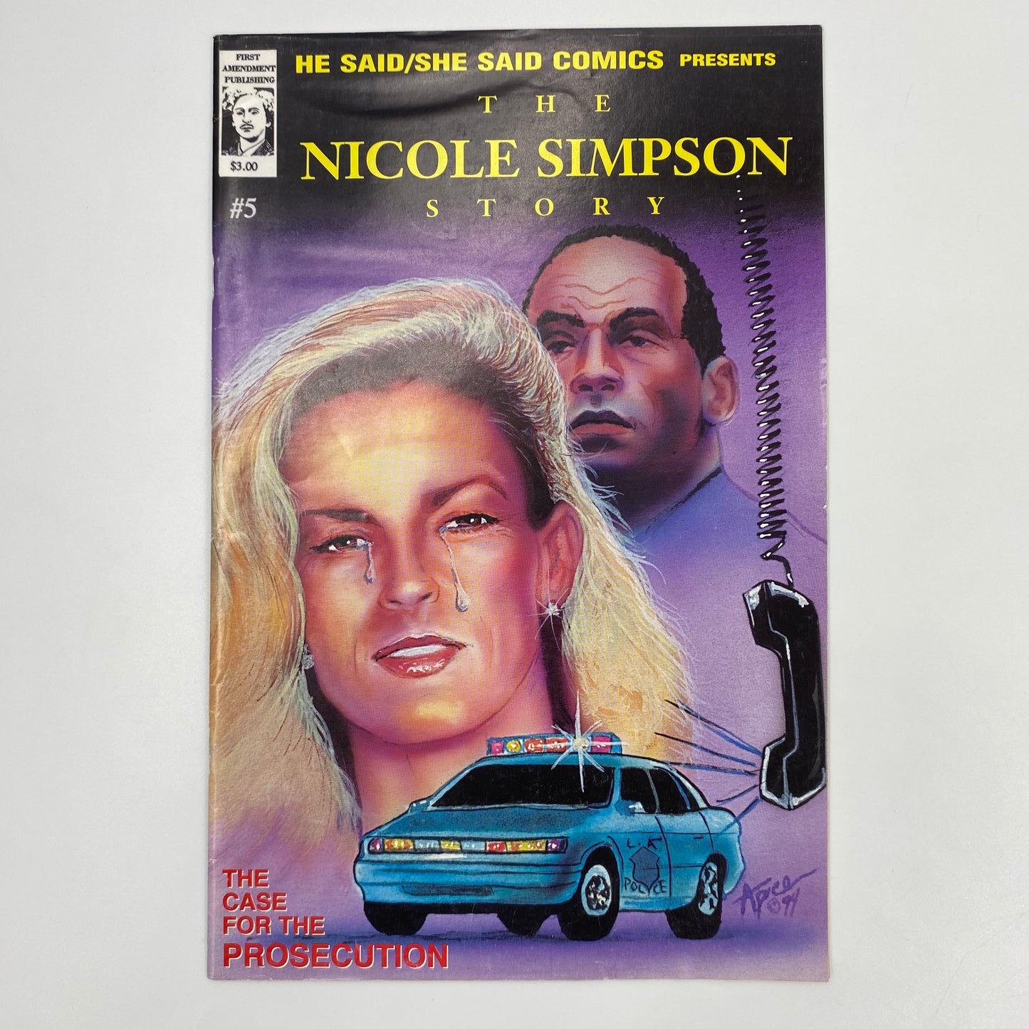 He Said/She Said Comics Presents #5 The OJ Simpson/Nicole Simpson Story (1994) 1st Amendment (VG)