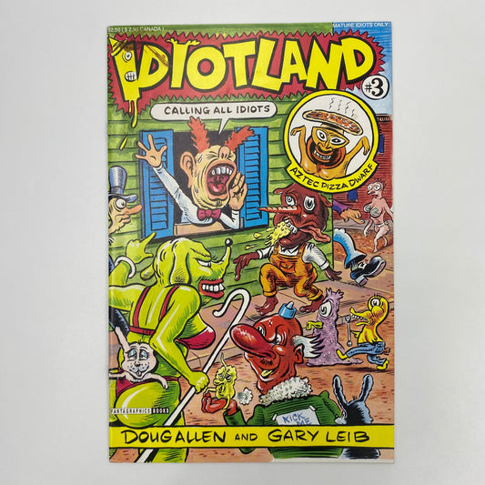 Idiotland #3 (1993) Fantagraphics (VG)