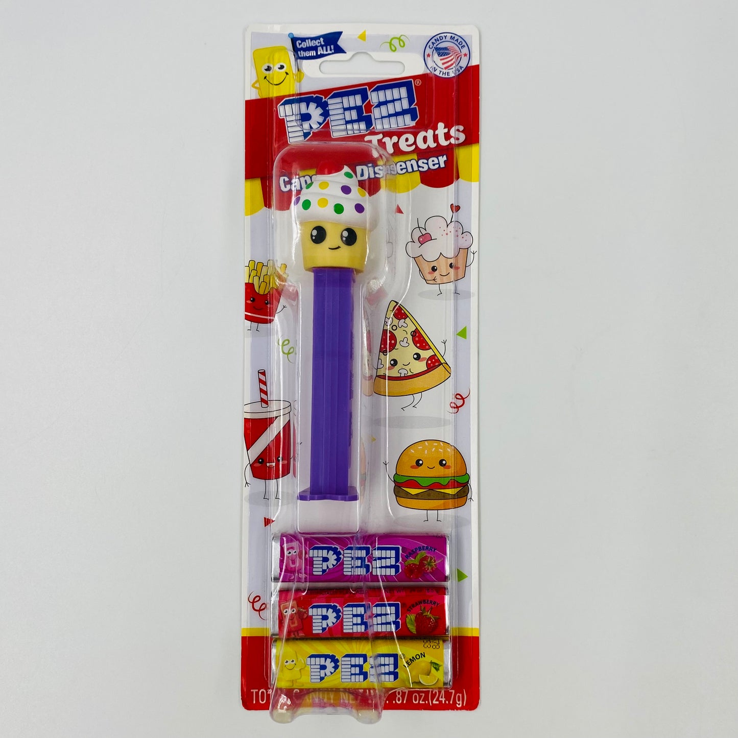 PEZ Treats Cupcake Pez dispenser (2022) carded 7.5 China