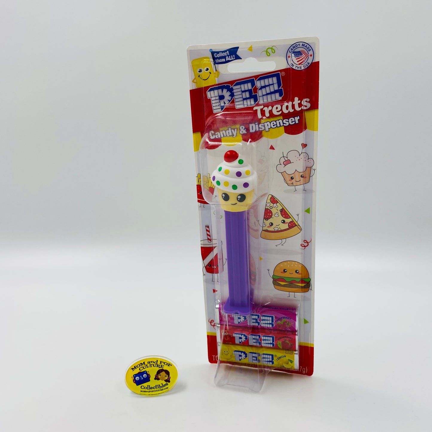 PEZ Treats Cupcake Pez dispenser (2022) carded 7.5 China