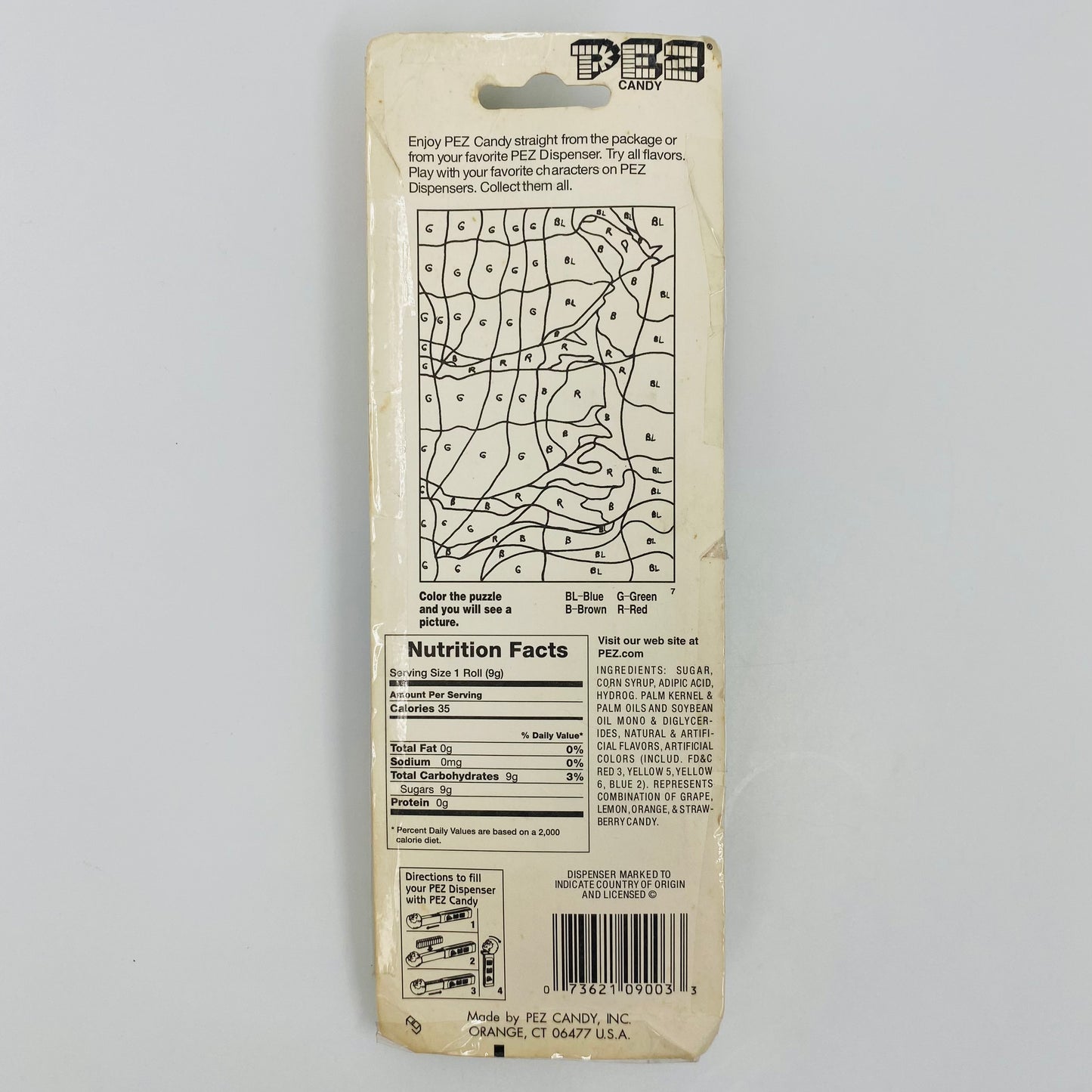 Bugz Clumsy Worm PEZ dispenser (2000) carded 4.9 Hungary