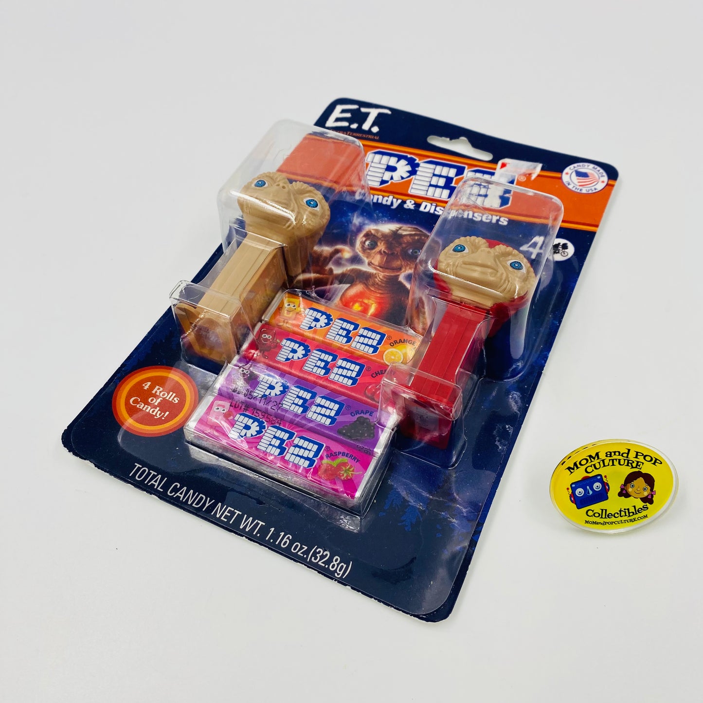 E.T. The Extra-Terrestrial 40th Anniversary mini PEZ dispenser twin pack (2022) carded 7.5 Hungary