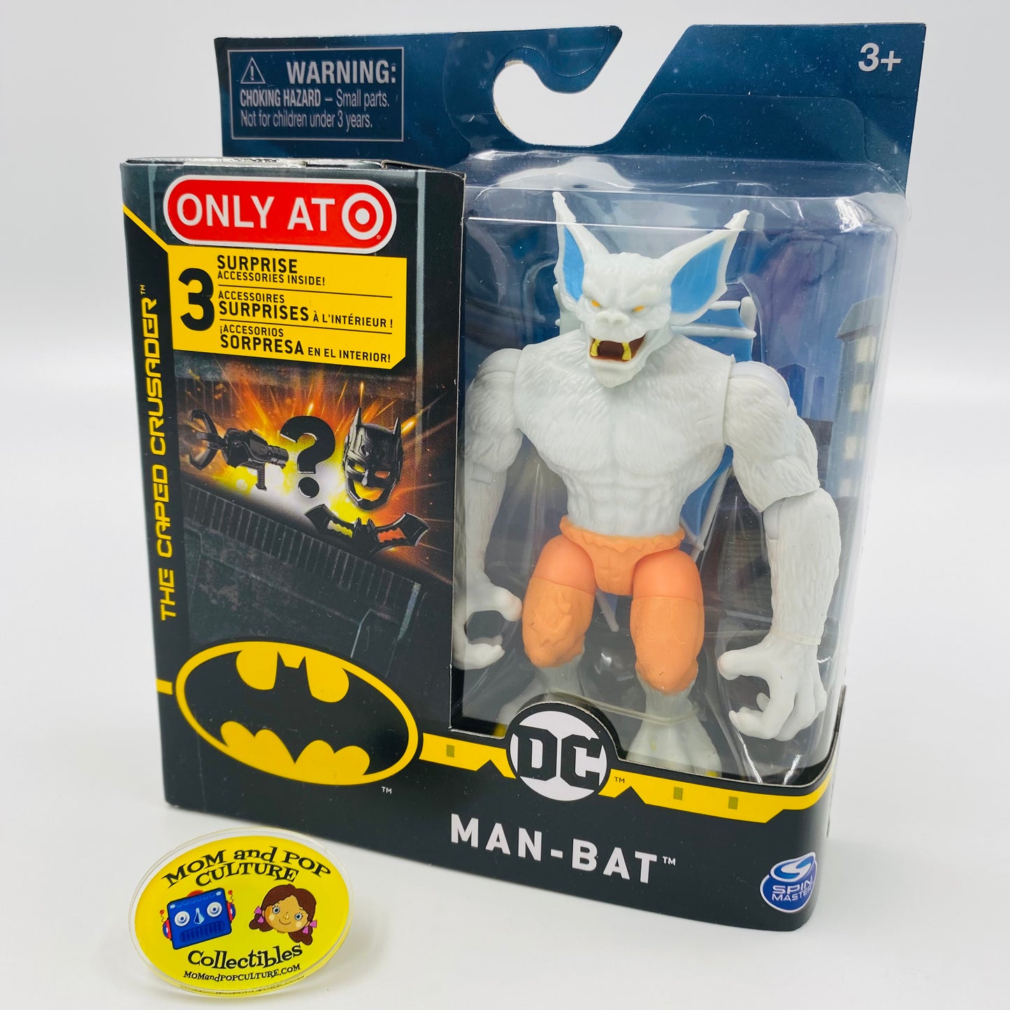 Batman The Caped Crusader Creature Chaos Man-Bat (white fur & orange pants) (2021) Spin Master