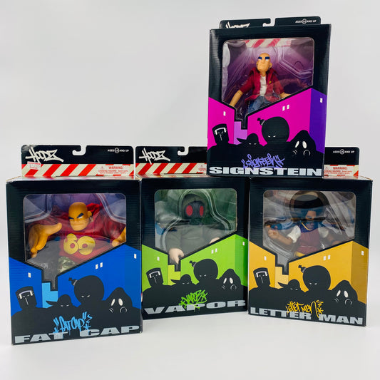 Hoodz 4-piece vinyl action figure set (2002) Mezco