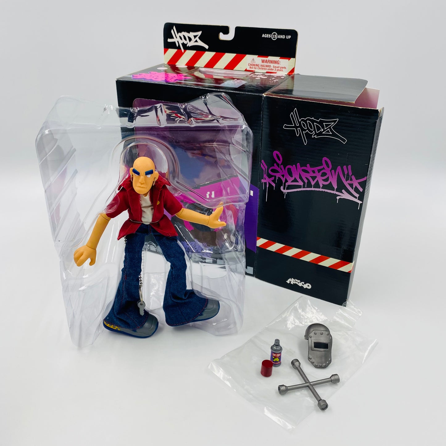 Hoodz 4-piece vinyl action figure set (2002) Mezco