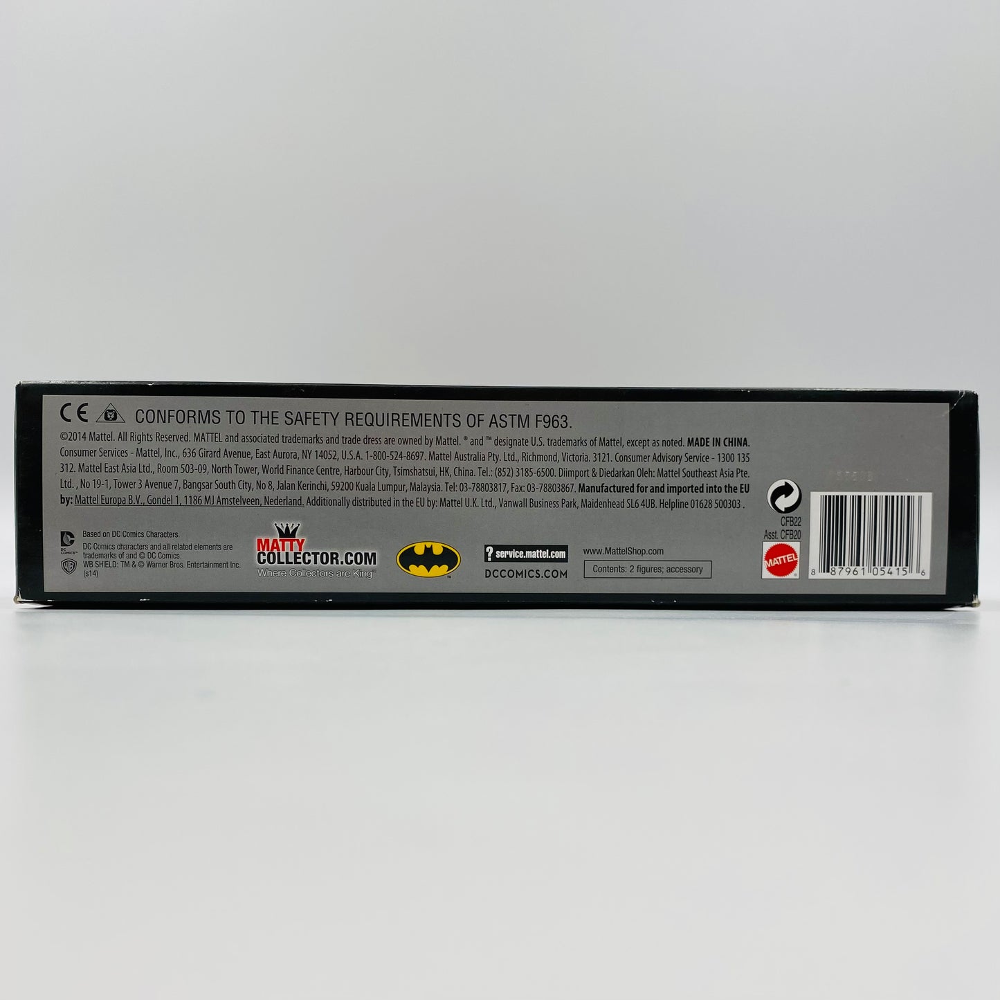 DC Comics Multiverse Batman Arkham City Batman VS Solomon Grundy boxed action figures (2014) Mattel