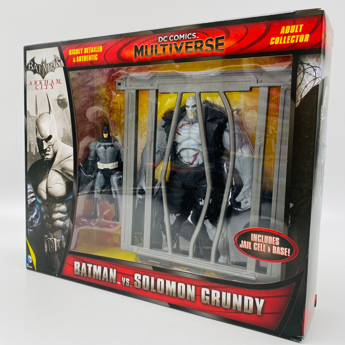 DC Comics Multiverse Batman Arkham City Batman VS Solomon Grundy boxed action figures (2014) Mattel