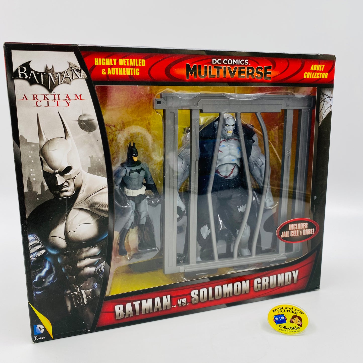DC Comics Multiverse Batman Arkham City Batman VS Solomon Grundy boxed action figures (2014) Mattel