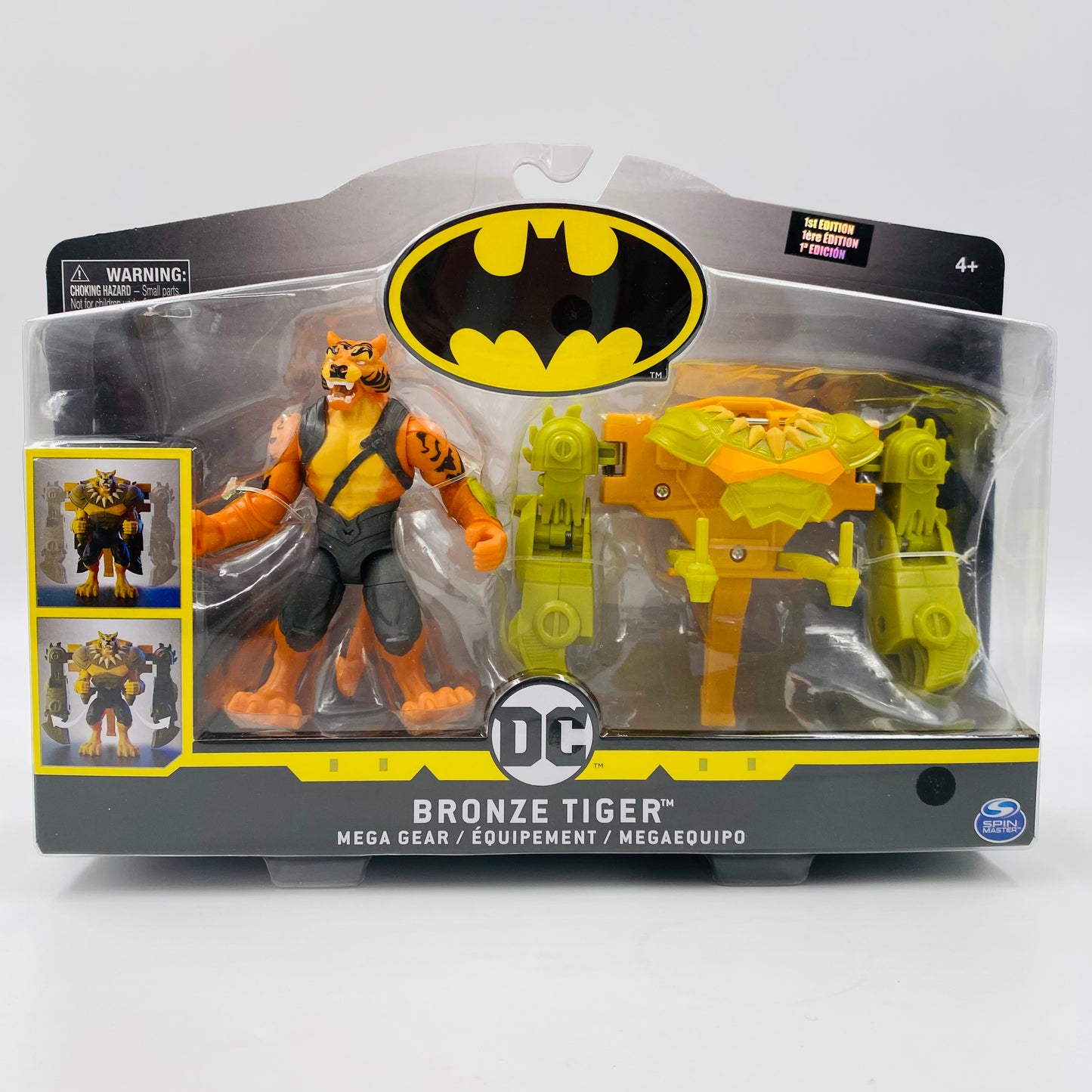 Batman The Caped Crusader Creature Chaos Bronze Tiger Mega Gear carded 4" action figure (2020) Spin Master