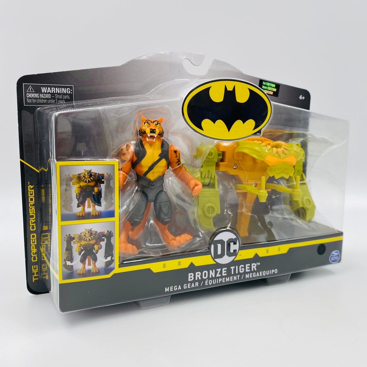 Batman The Caped Crusader Creature Chaos Bronze Tiger Mega Gear carded 4" action figure (2020) Spin Master