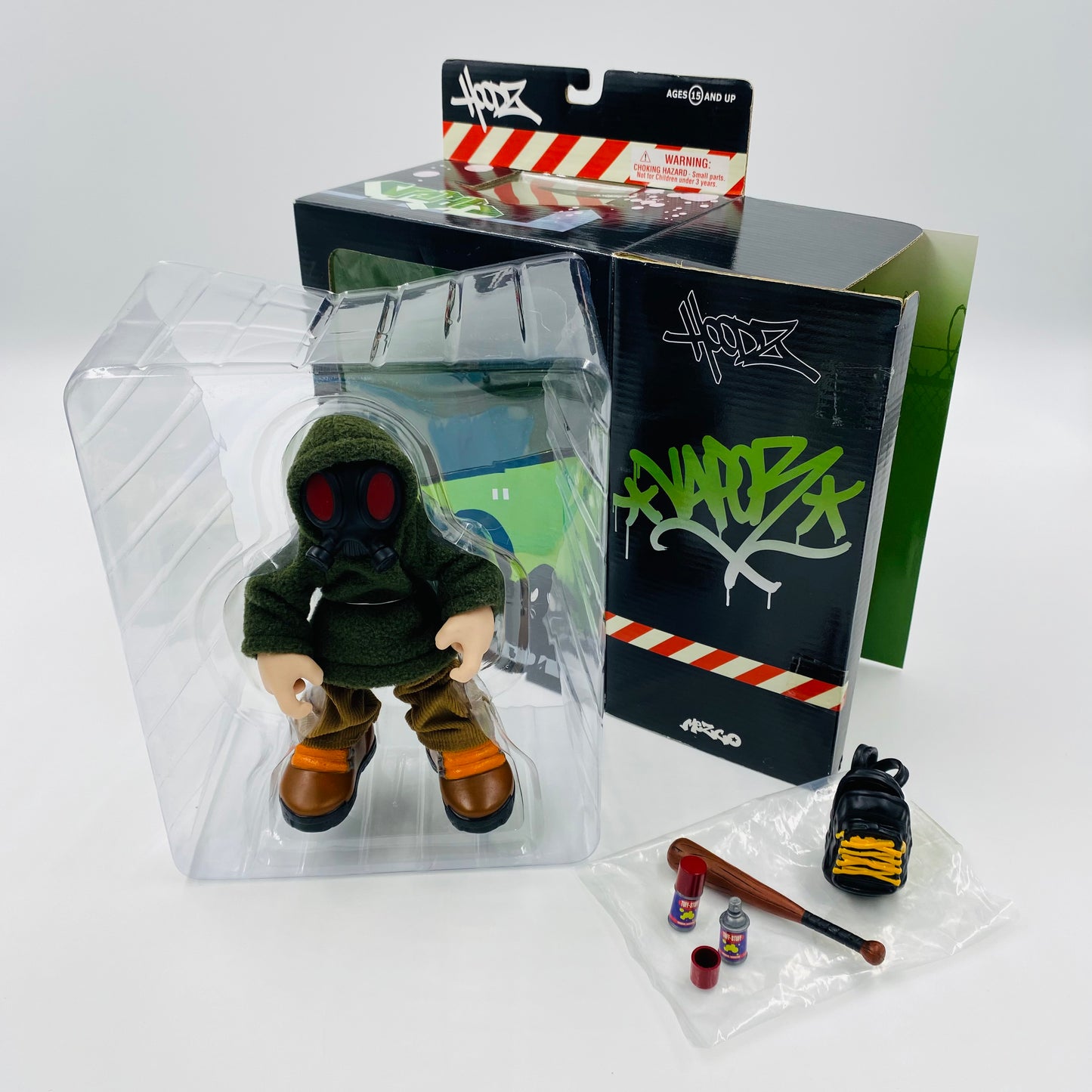 Hoodz 4-piece vinyl action figure set (2002) Mezco