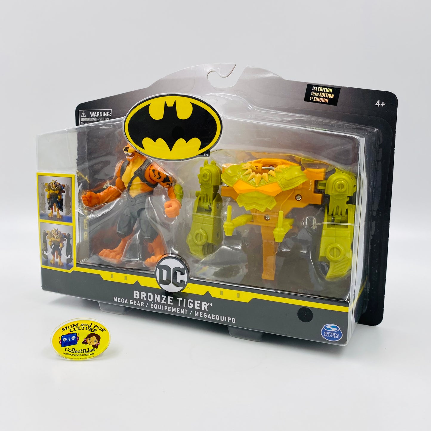 Batman The Caped Crusader Creature Chaos Bronze Tiger Mega Gear carded 4" action figure (2020) Spin Master