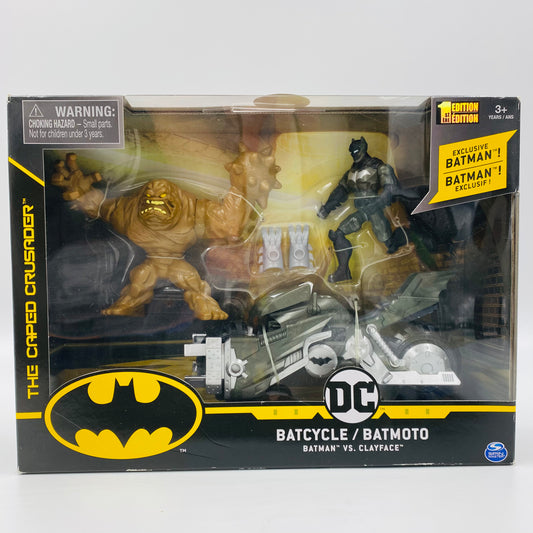Batman The Caped Crusader Creature Chaos Batman VS Clayface boxed vehicle & 4” action figures (2021) Spin Master
