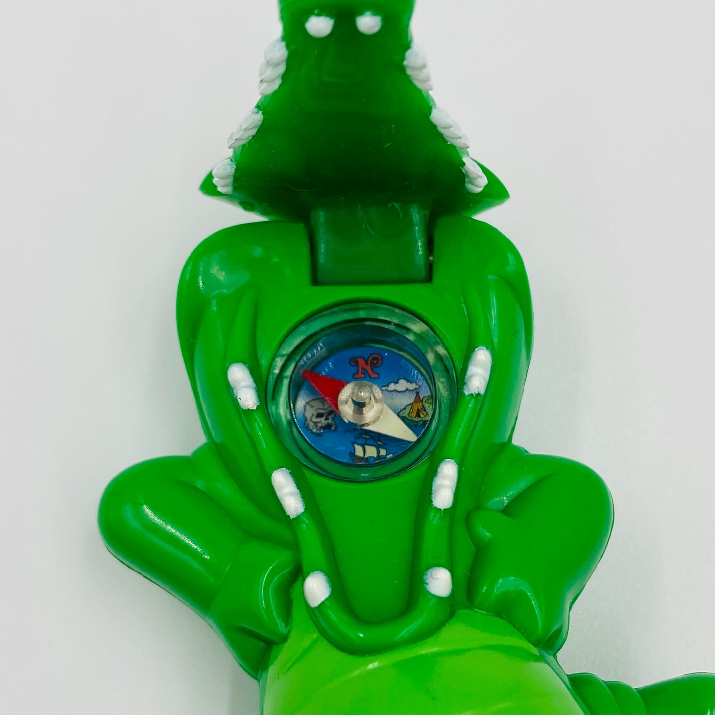 Peter Pan Tick Tock Croc McDonald's Happy Meal toy compass (1998) loose