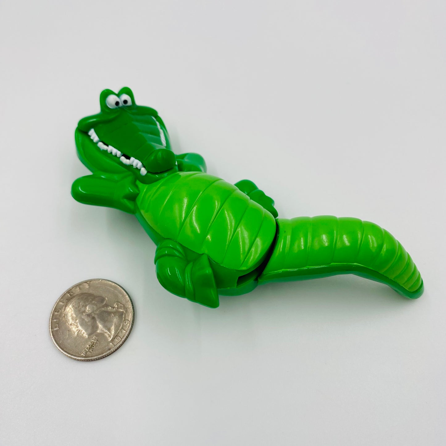 Peter Pan Tick Tock Croc McDonald's Happy Meal toy compass (1998) loose