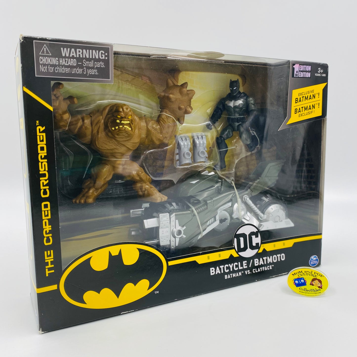 Batman The Caped Crusader Creature Chaos Batman VS Clayface boxed vehicle & 4” action figures (2021) Spin Master