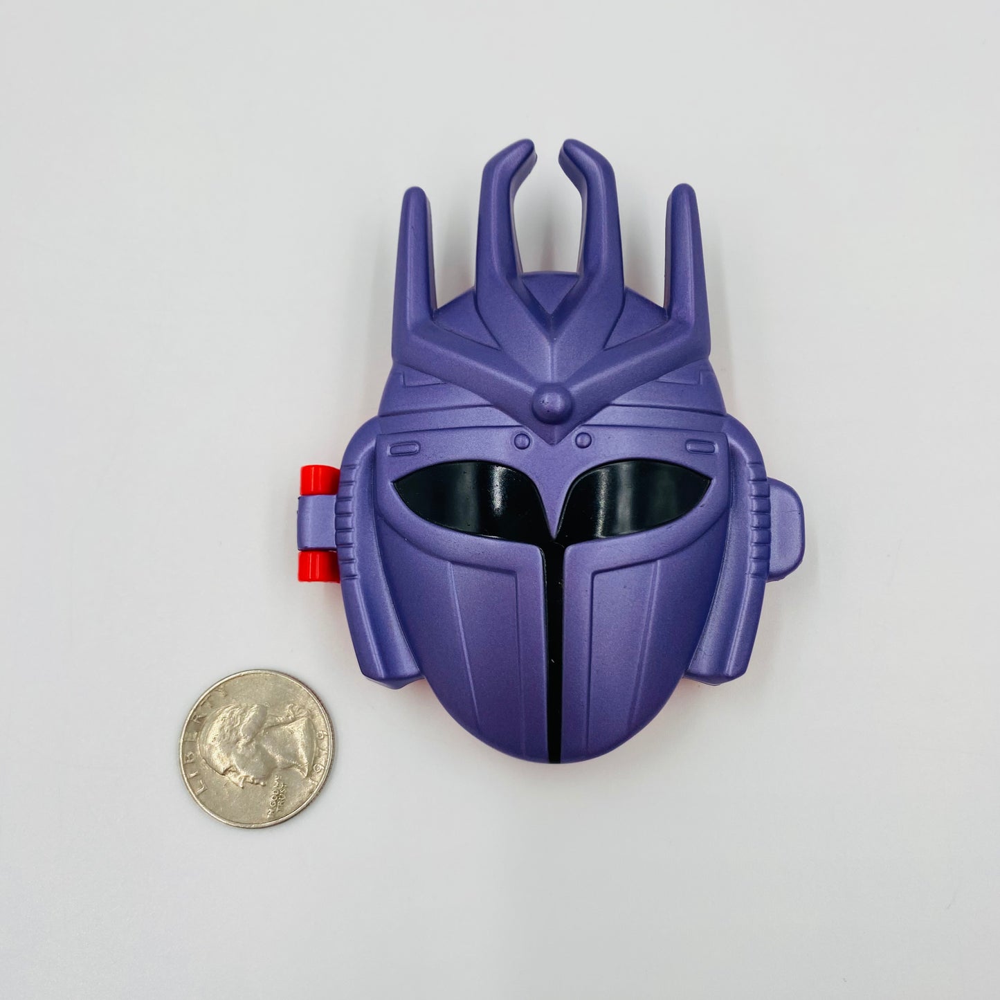 Beetleborgs Metallix Platinum Purple Beetleborg Covert Compact McDonald's Happy Meal toy (1996) loose