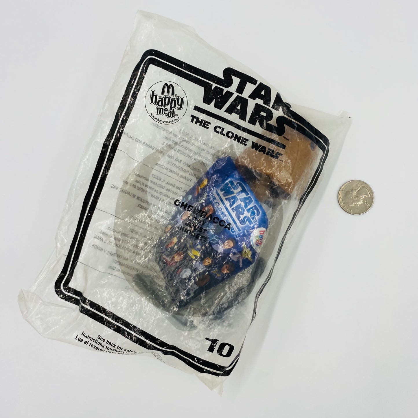 Star Wars The Clone Wars Chewbacca McDonald's Happy Meal toy (2008) bagged