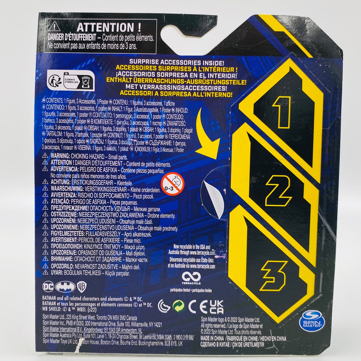 Batman Killer Croc carded 4” action figure (2023) Spin Master