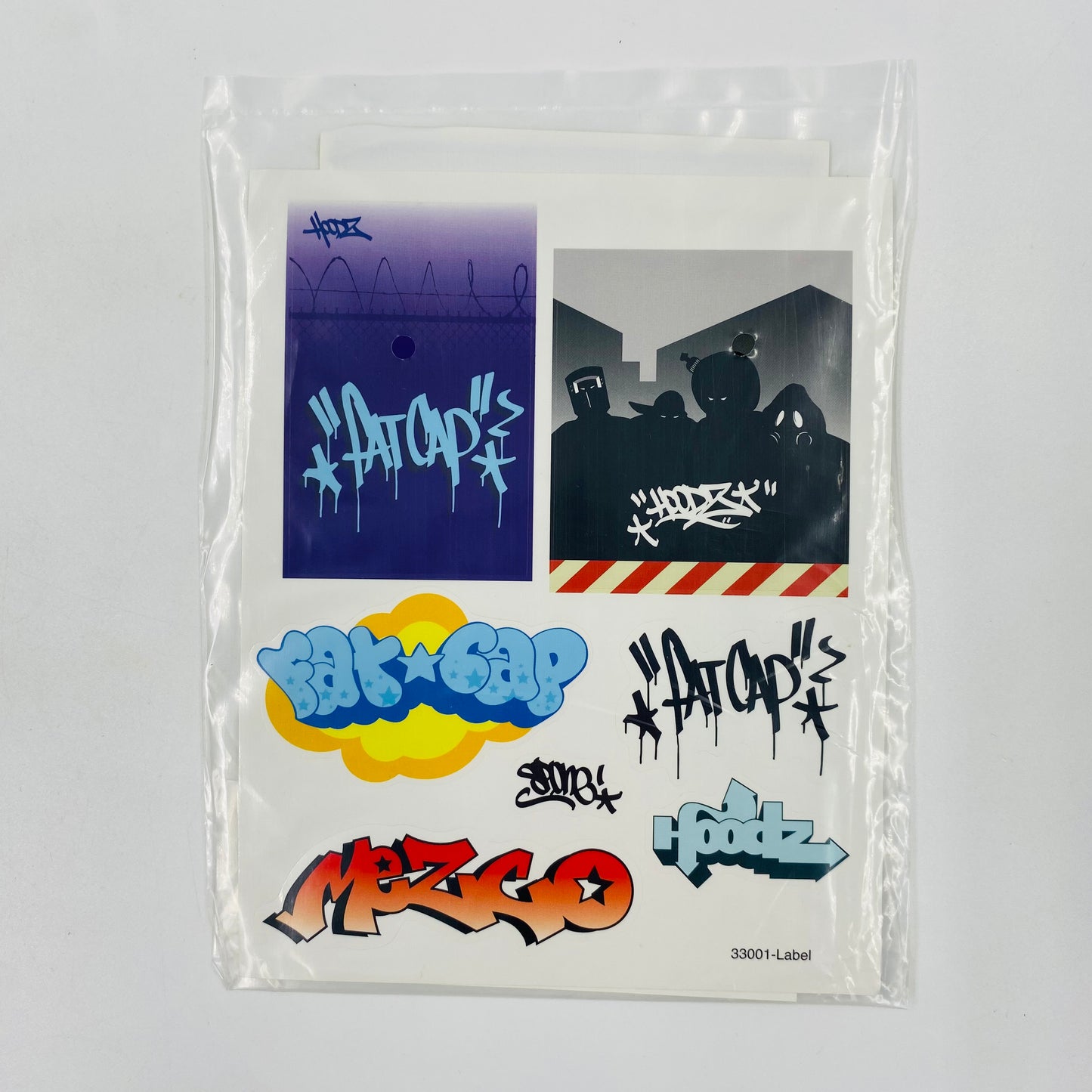 Hoodz 4-piece vinyl action figure set (2002) Mezco