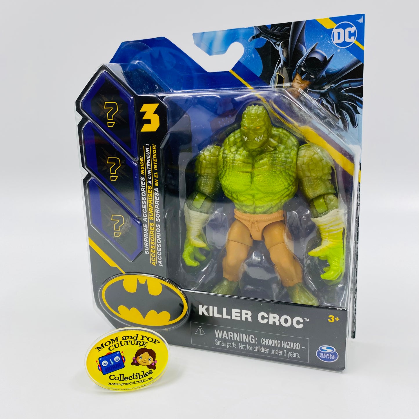 Batman Killer Croc carded 4” action figure (2023) Spin Master