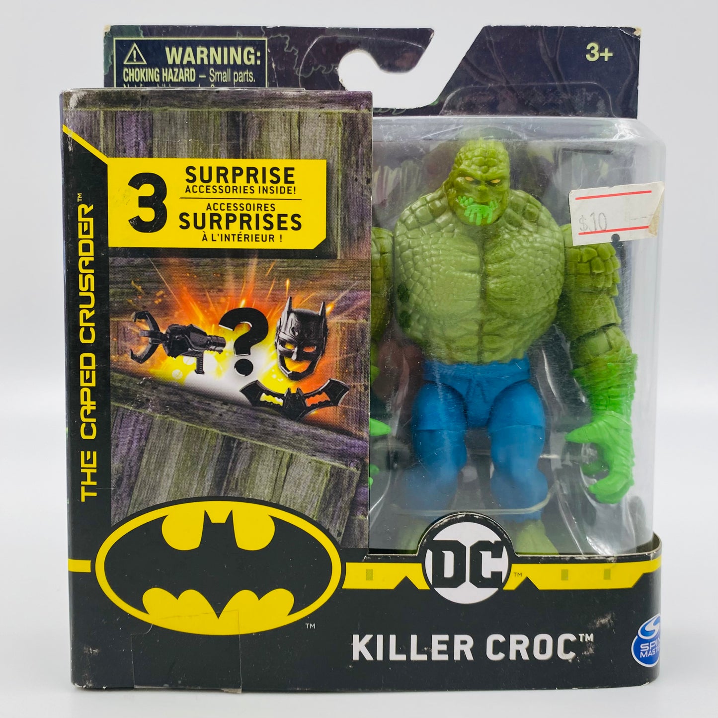 Batman The Caped Crusader Creature Chaos Killer Croc carded 4" action figure (2020) Spin Master
