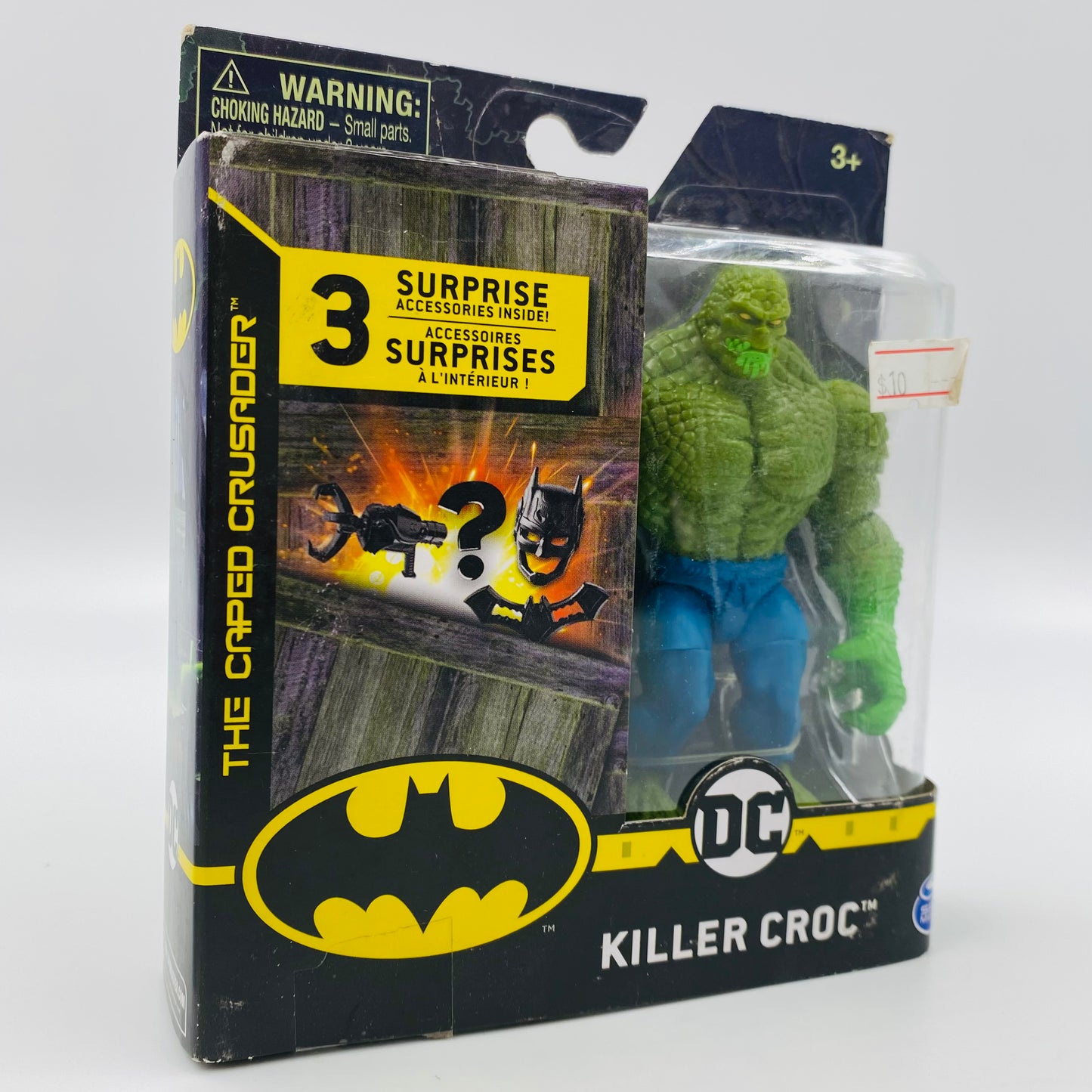 Batman The Caped Crusader Creature Chaos Killer Croc carded 4" action figure (2020) Spin Master