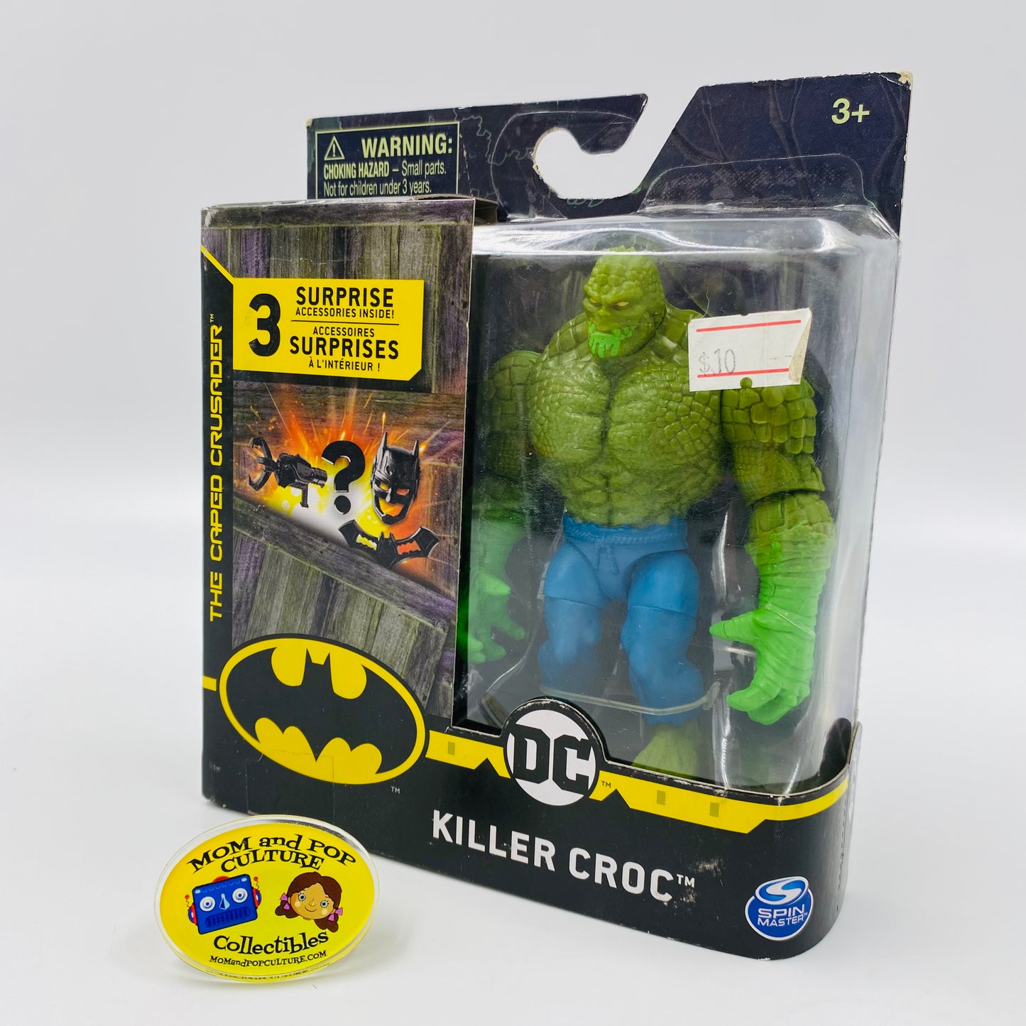 Batman The Caped Crusader Creature Chaos Killer Croc carded 4" action figure (2020) Spin Master
