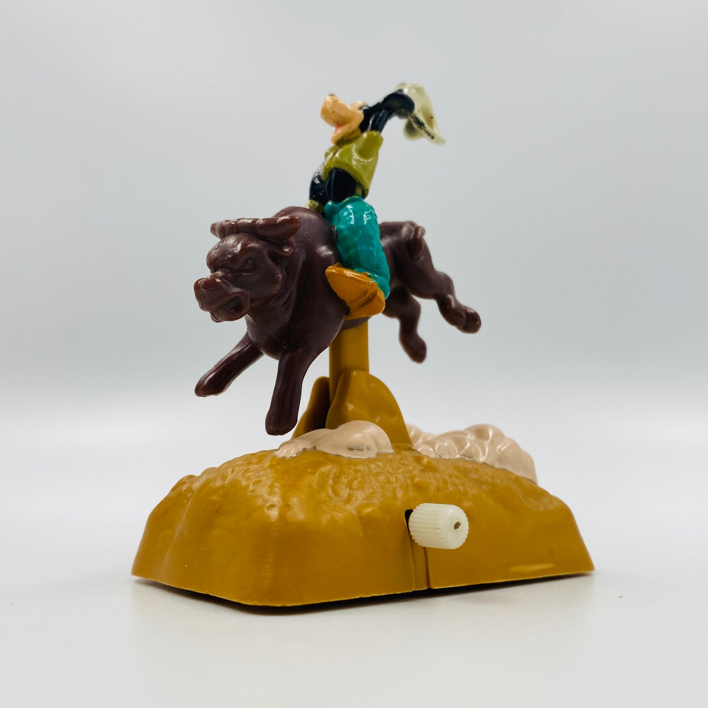 A Goofy Movie Goofy on Bucking Bronco Burger King Kids' Meal toy (1995) loose