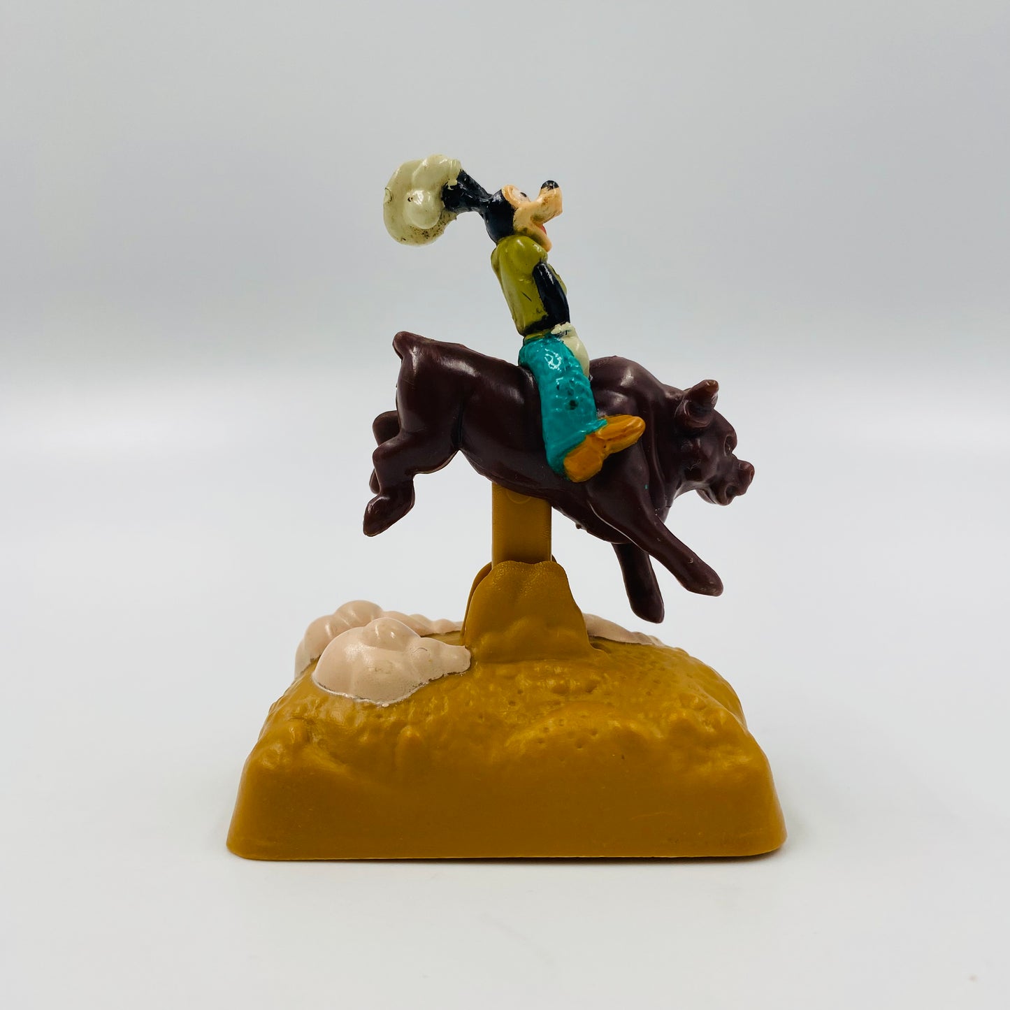 A Goofy Movie Goofy on Bucking Bronco Burger King Kids' Meal toy (1995) loose
