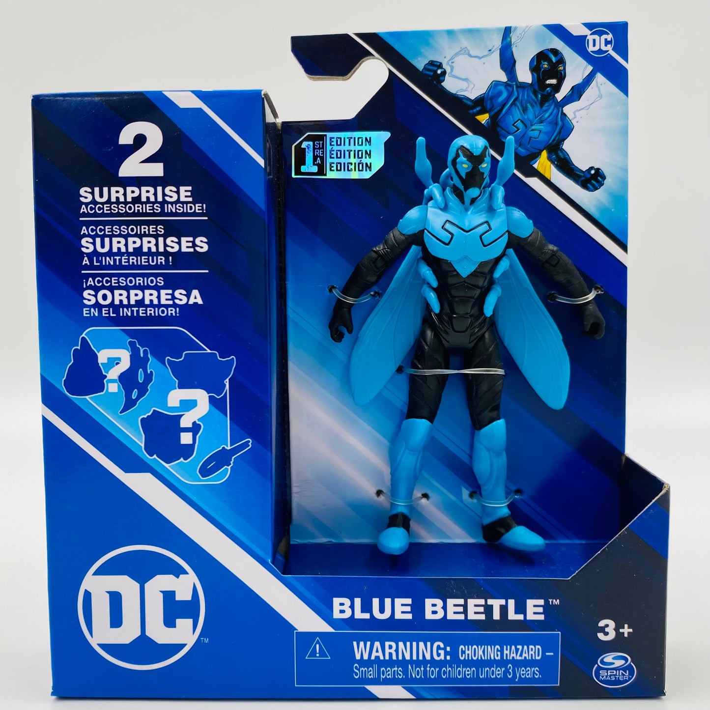 DC Blue Beetle carded 4” action figure (2023) Spin Master