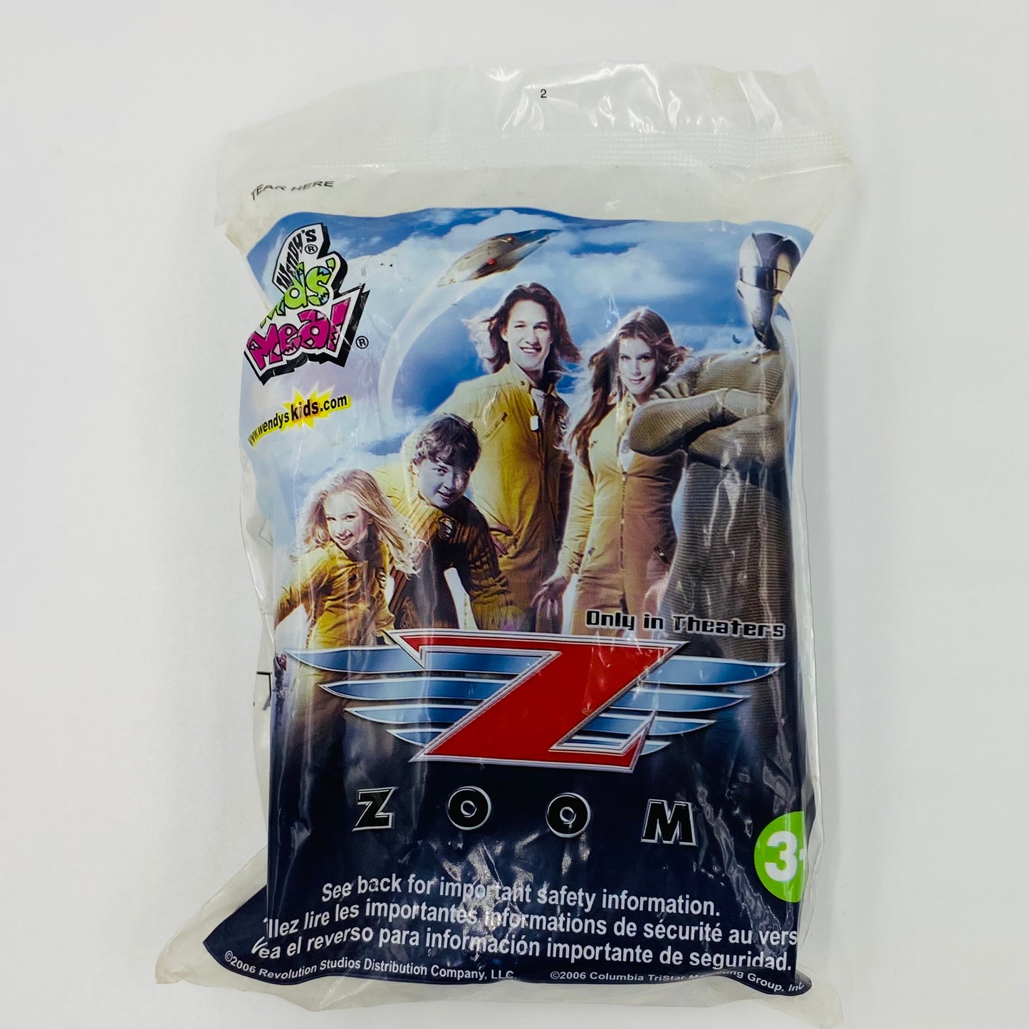 Zoom Print Scanner sticker dispenser Wendy's Kids' Meal toy (2006) bagged