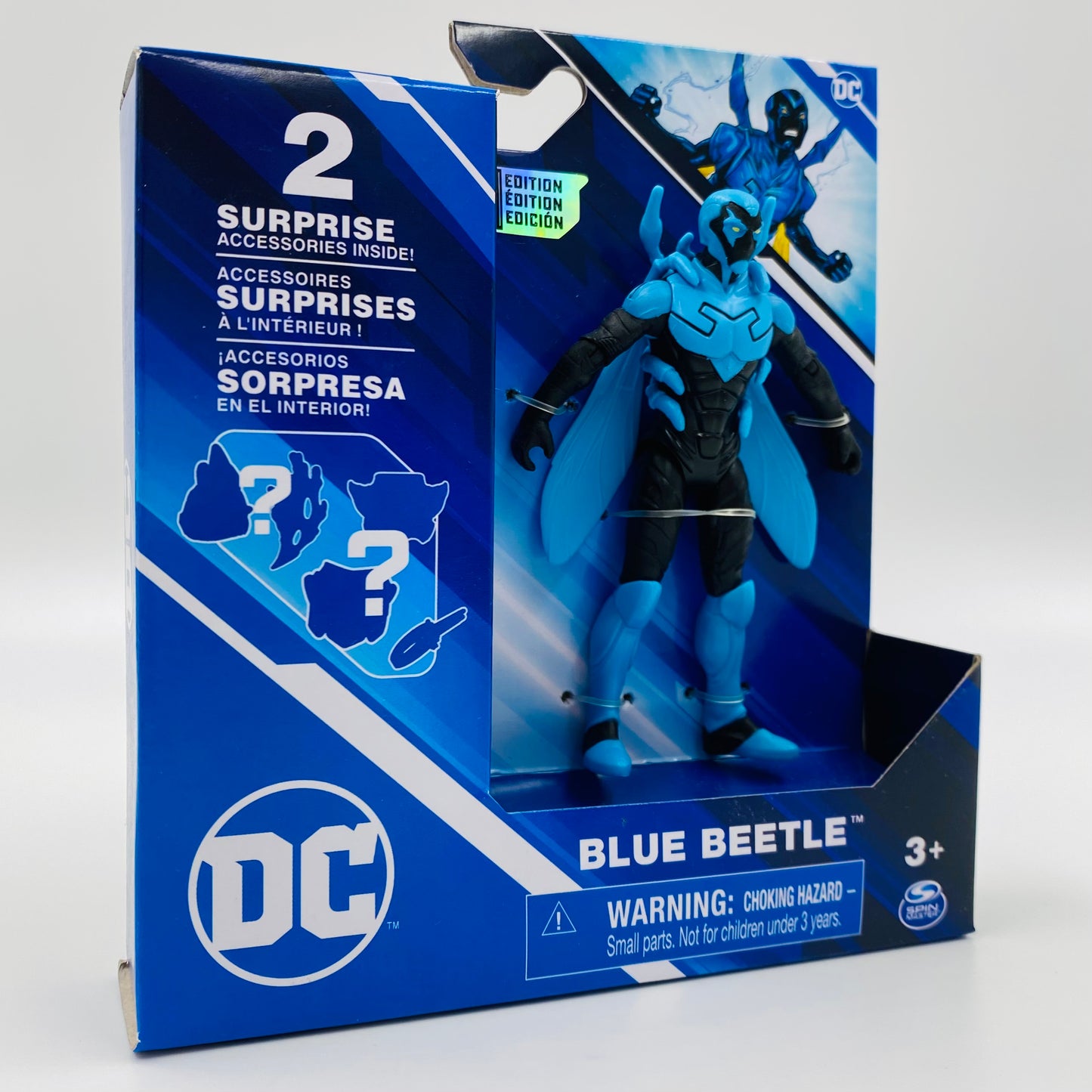 DC Blue Beetle carded 4” action figure (2023) Spin Master
