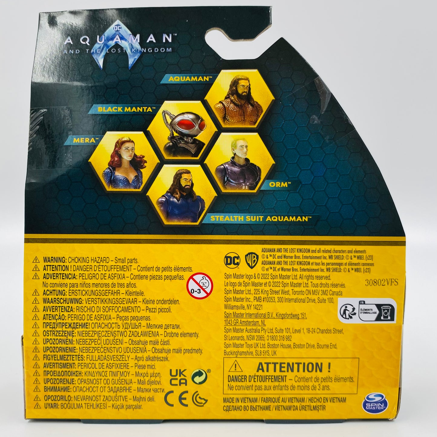 Aquaman and the Lost Kingdom Orm carded 4” action figure (2023) Spin Master