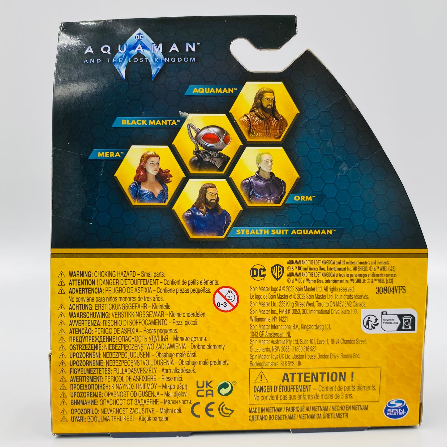 Aquaman and the Lost Kingdom Aquaman carded 4” action figure (2023) Spin Master