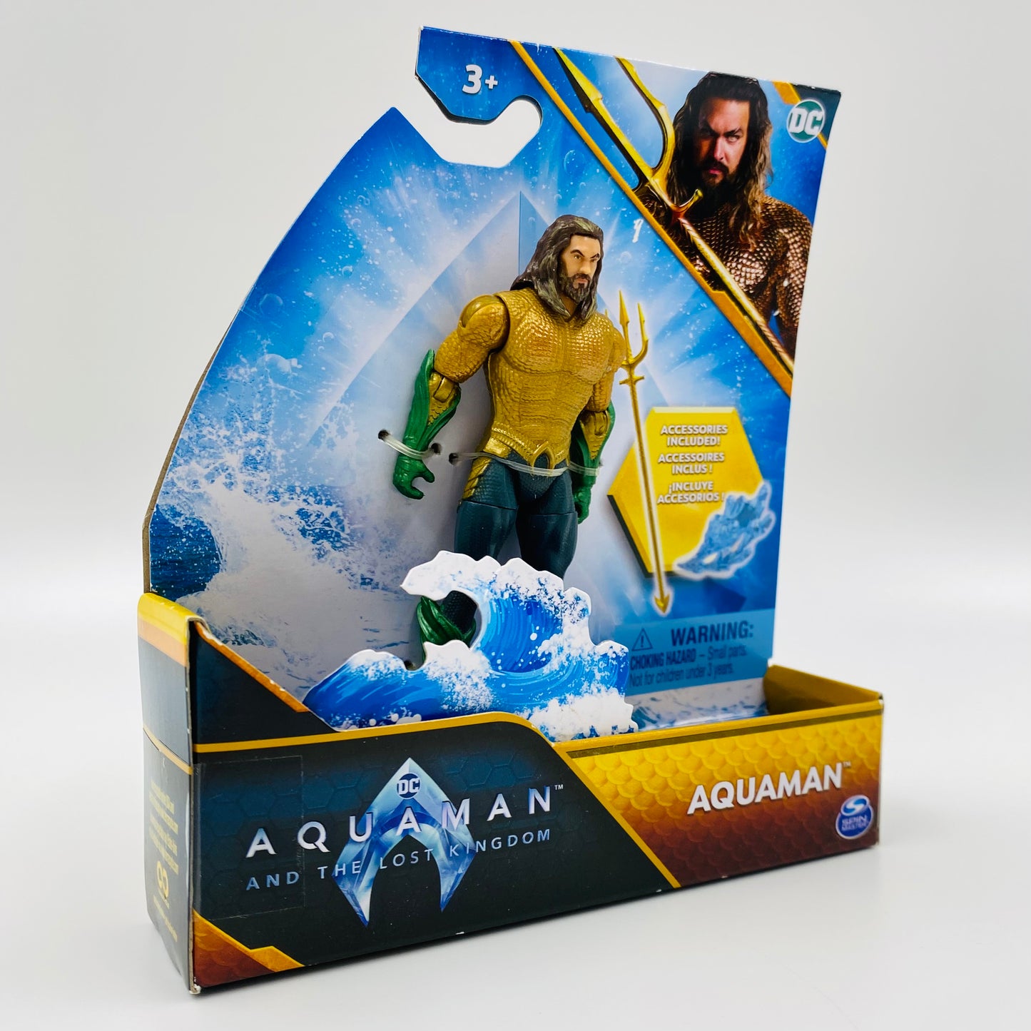 Aquaman and the Lost Kingdom Aquaman carded 4” action figure (2023) Spin Master
