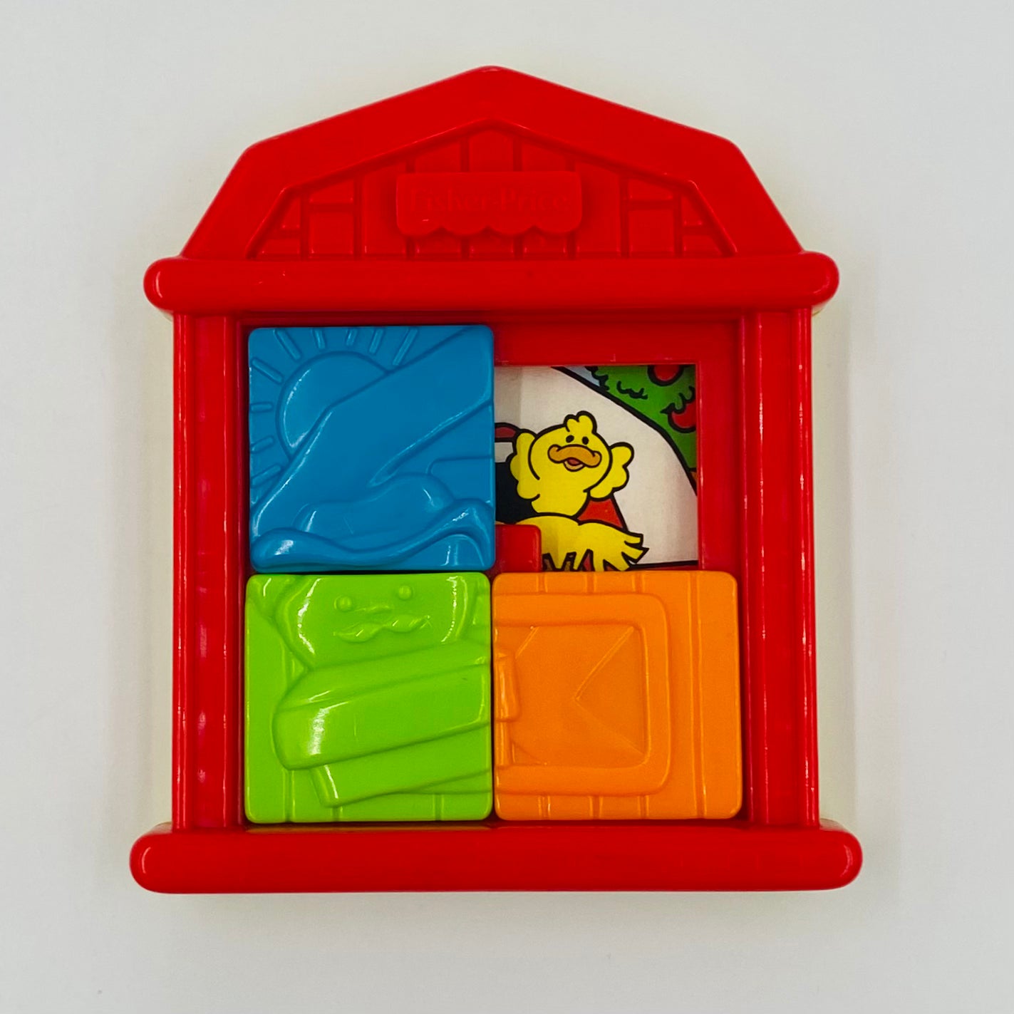 Fisher-Price Under 3 Little People Barn Picture Reveal Puzzle McDonald's Happy Meal toy (1996) loose